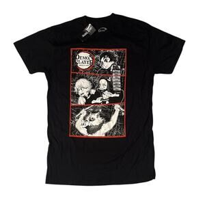 Demon Slayer Graphic T-Shirt Black UNISEX T SHIRT - Size: Small - excellent